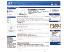 Tablet Screenshot of dpt.com.tr